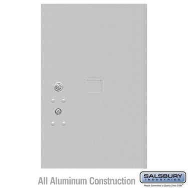 Replacement Parcel Locker Door and Tenant Lock - for Standard 6 High (PL6) 4C Horizontal Parcel Locker - with (3) Keys - Aluminum